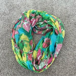 Infinity scarf in “Big Flirt” by Lilly Pulitzer